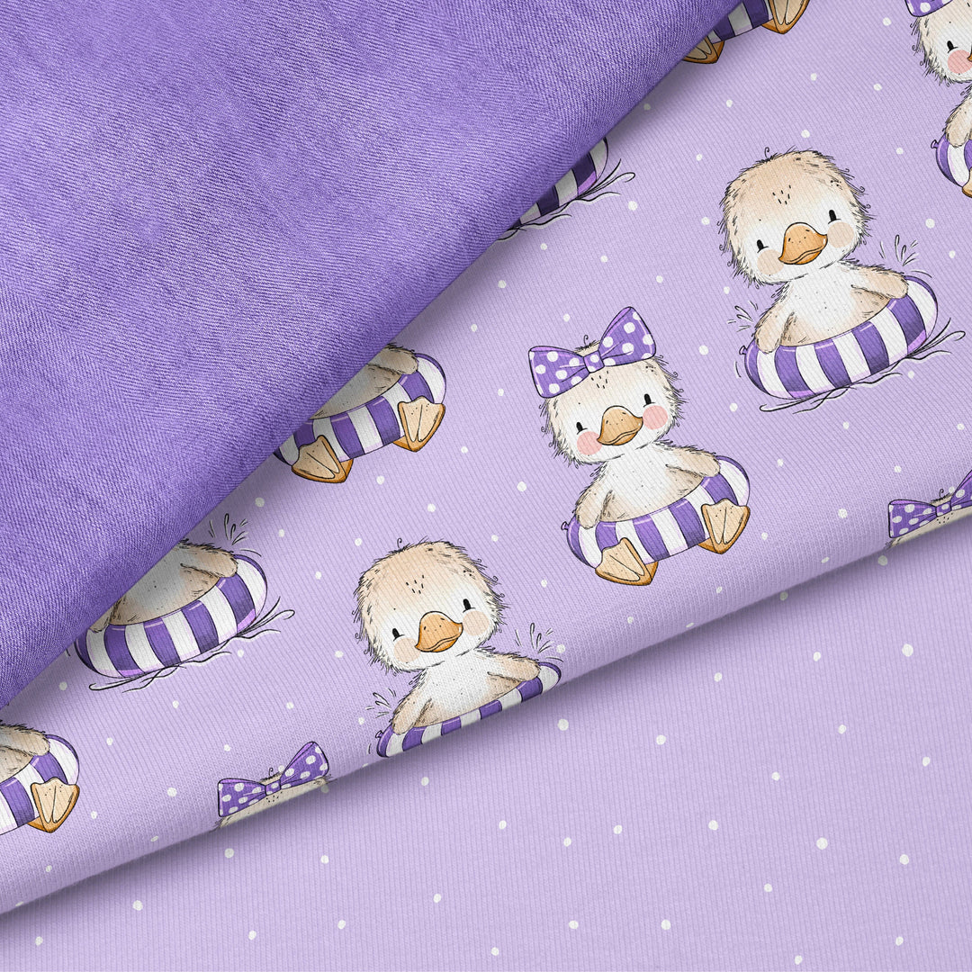 Vorbestellung | "Badeenten Girls Flieder" fadenwunsch 