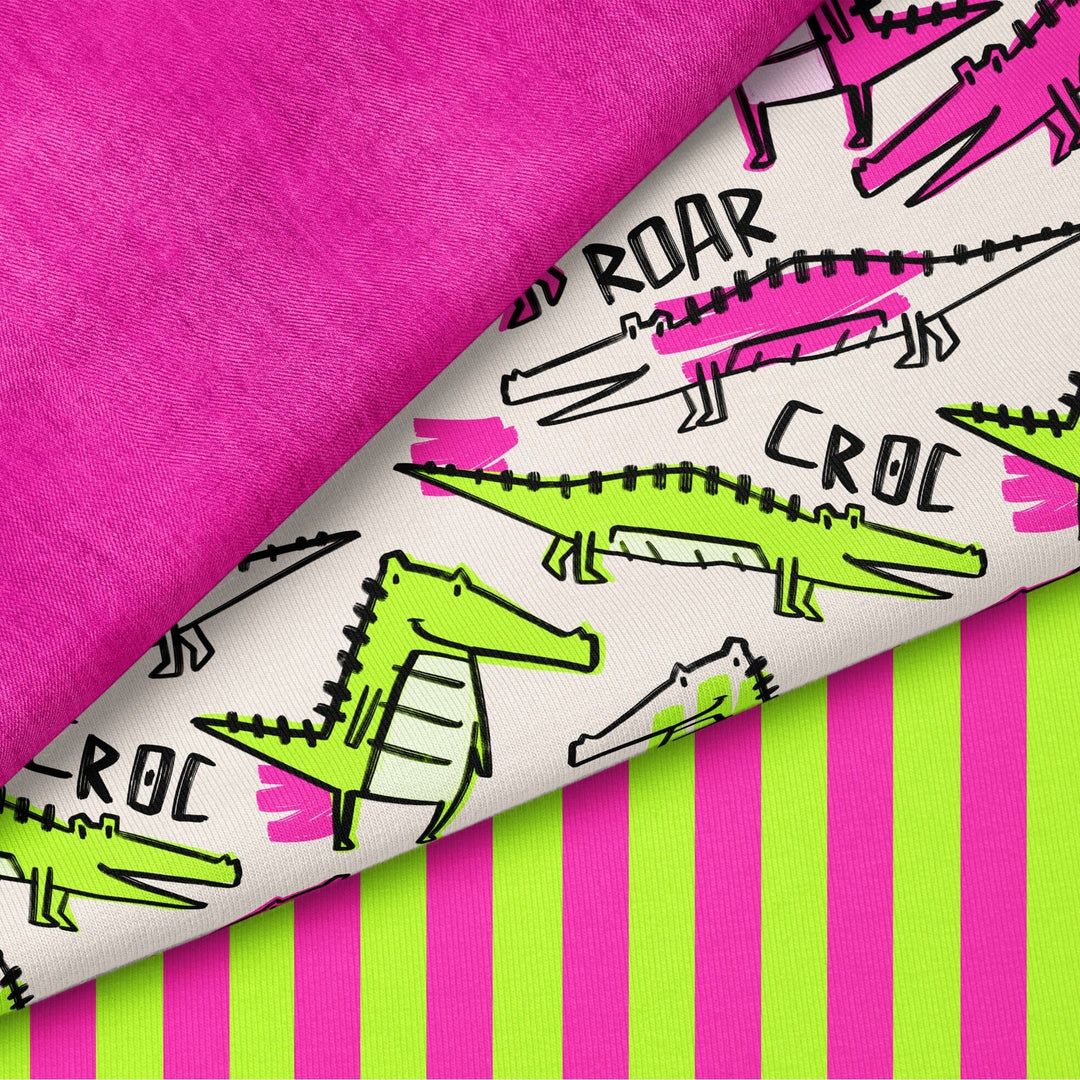 Vorbestellung | "Roar Croc Pink" fadenwunsch 