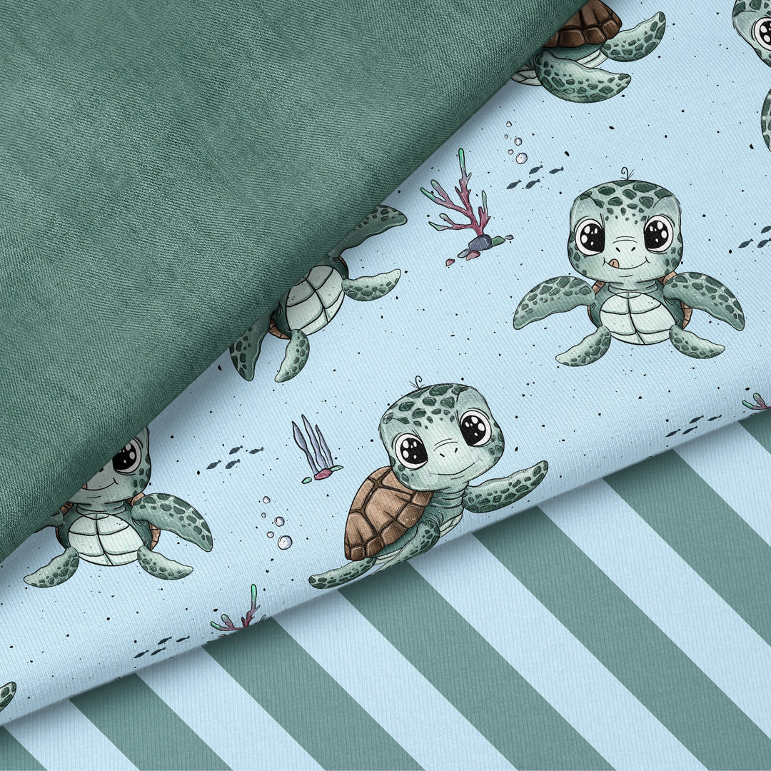 Vorbestellung | "Schildkrötenliebe Hellblau" fadenwunsch 