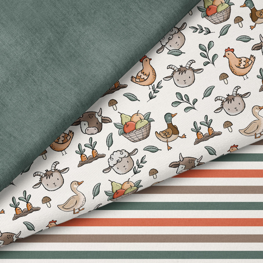 Vorbestellung | "Bauernhofzeit Creme" fadenwunsch 