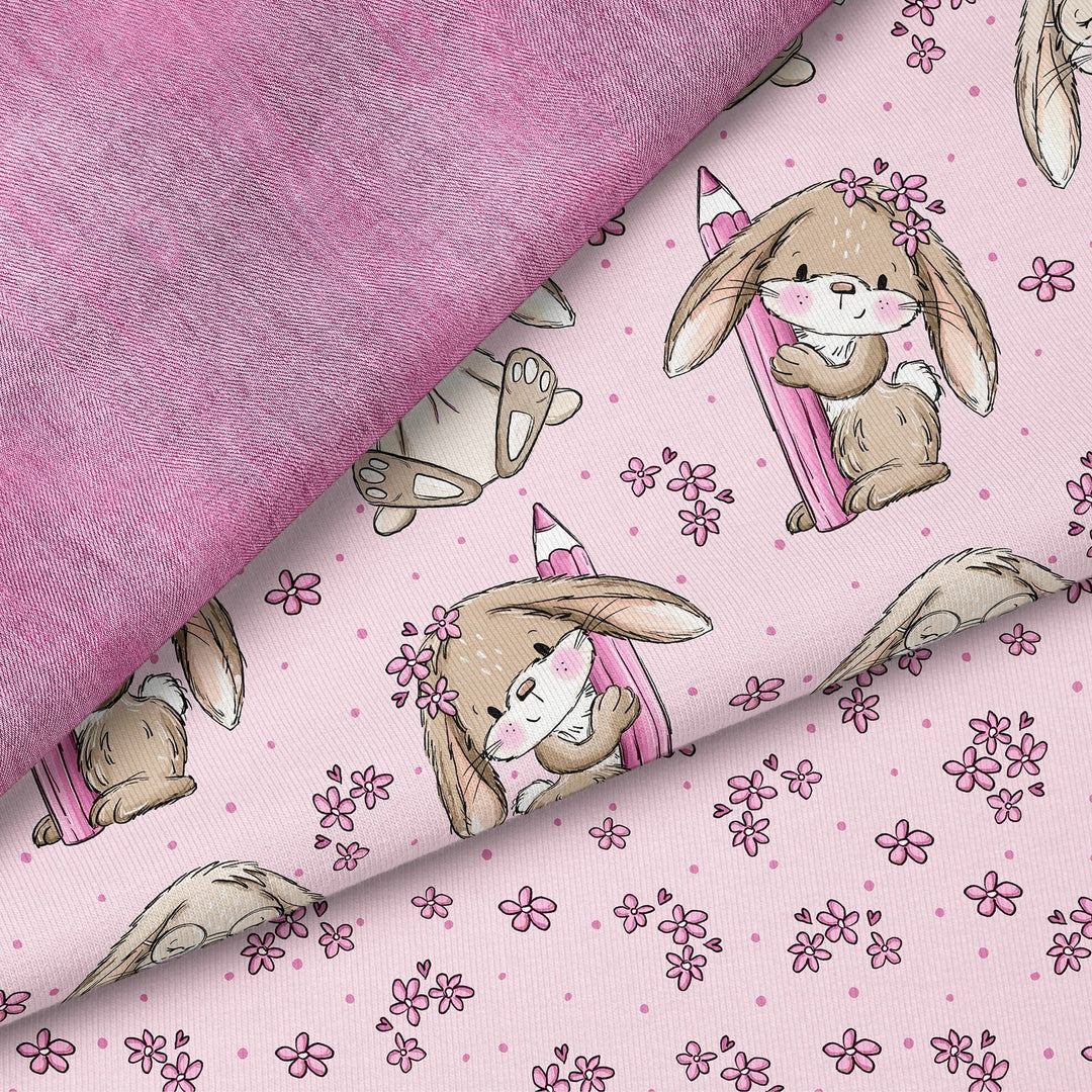 Vorbestellung | "Schulhase Pink" fadenwunsch 
