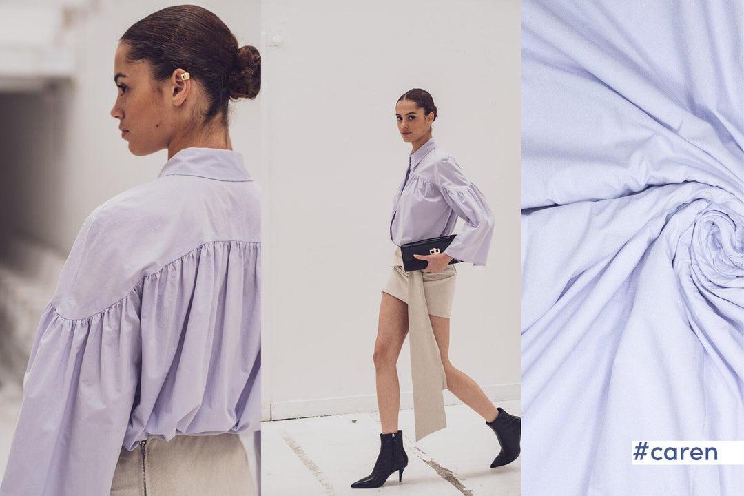 Popeline Papertouch - helles Flieder | Fibre Mood Fabrics 37 Fibre Mood 