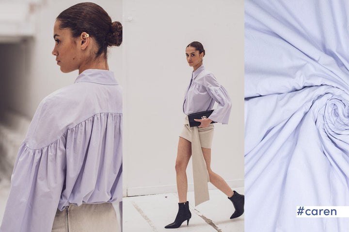 Popeline Papertouch - helles Flieder | Fibre Mood Fabrics 37 Fibre Mood 