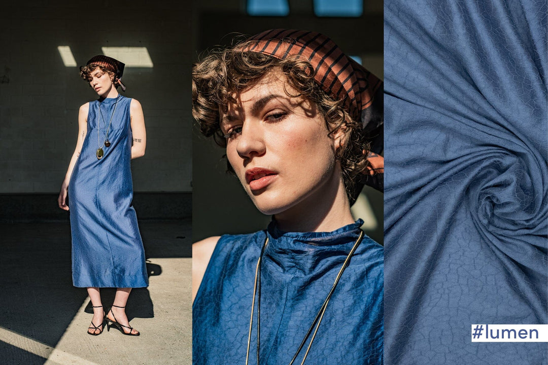 Tencel-Jacquard „Blue Mirage“ | Fibre Mood Fabrics 38 Fibre Mood 