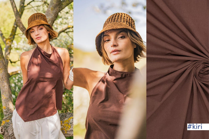 Mocha Cotton – Popeline Dark Brown | Fibre Mood 39 Fibre Mood 
