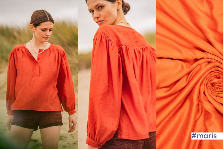 Sunset Glow – Viskose Orange | Fibre Mood 39 Fibre Mood 