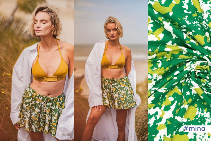 Jungle Splash – Viskose Stoff Camouflage Grün | Fibre Mood 39 Fibre Mood 