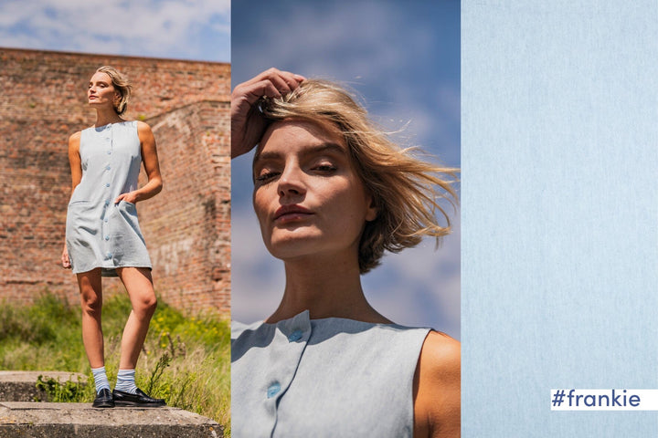 Sky Denim – Bio Baumwolle & Hanf Denim Hellblau | Fibre Mood 39 Fibre Mood 
