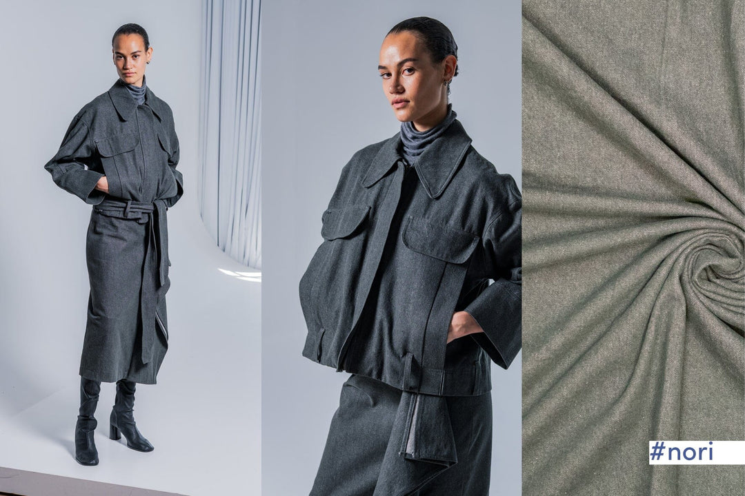 After Hours – Heavy Washed Denim Anthrazit | Fibre Mood 40 Fadenwunsch 