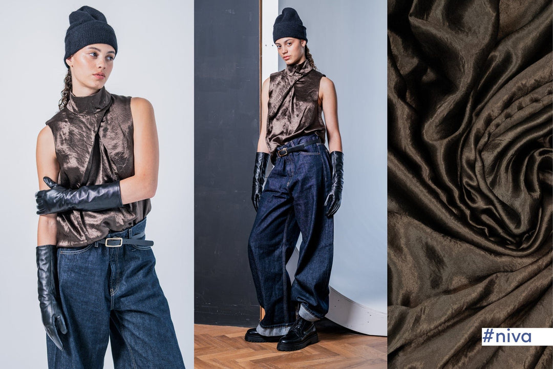 „Low Key“ – Acetat in dunklem Braun | Fibre Mood 40 Fadenwunsch 