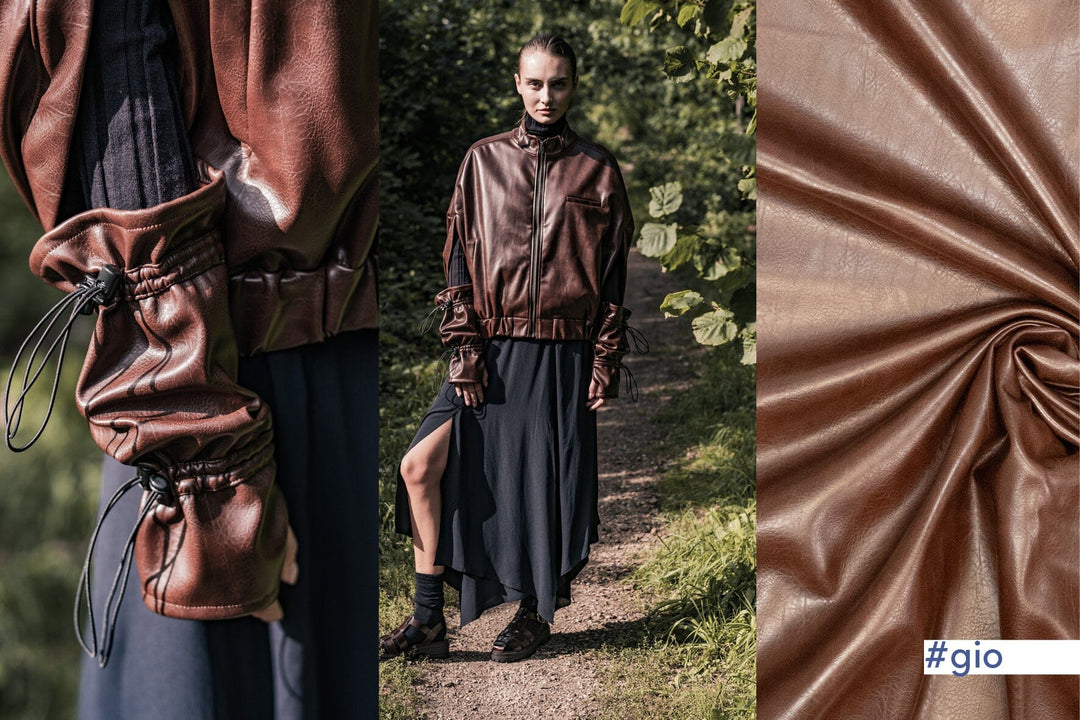 Cognac Crush – Kunstleder in Cognacbraun | Fibre Mood Special 5 Fibre Mood 