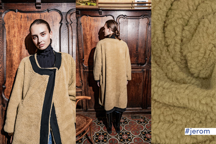Flauschgold – Teddyplüsch in Olivbeige | Fibre Mood Special 5
