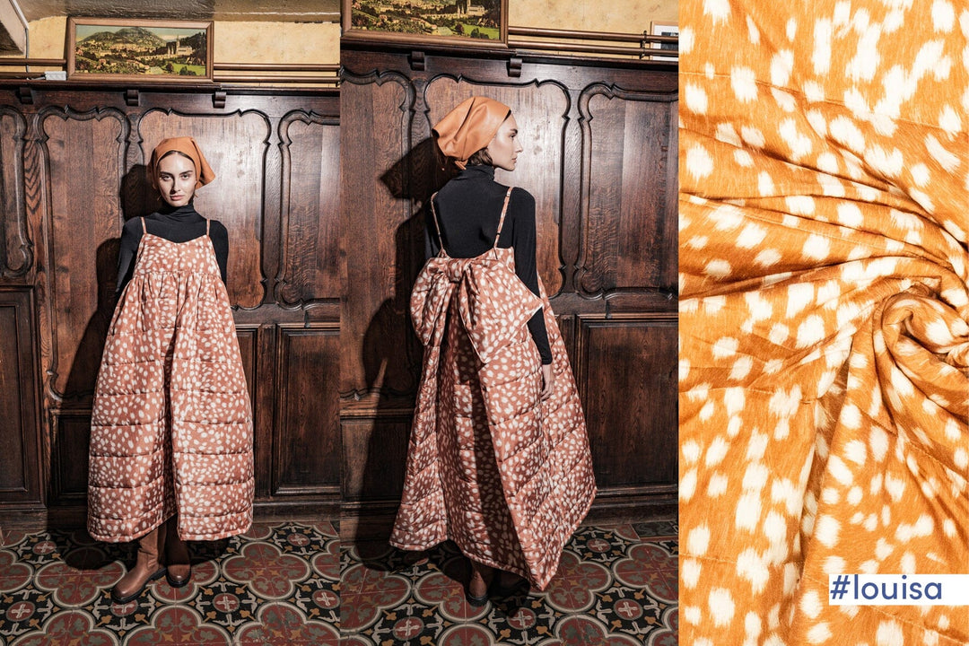 Rehbellion – gesteppter Baumwollstoff mit Rehkitz-Muster | Fibre Mood Special 5 Fibre Mood 