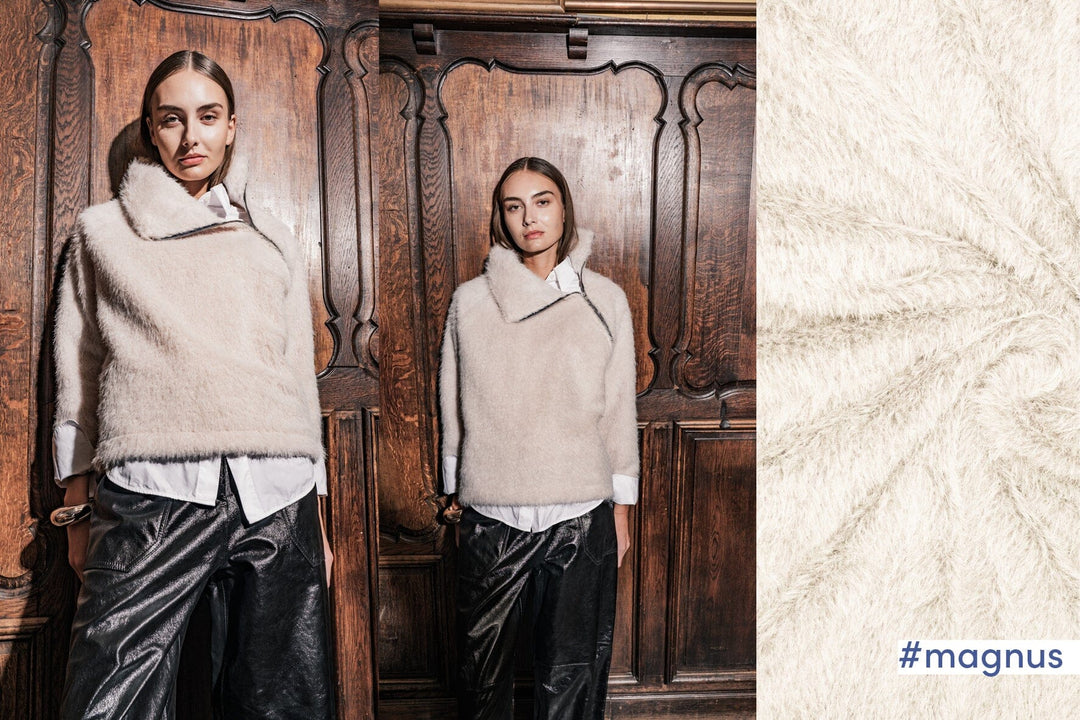 Wolkenflaum – Flauschiger Mohair-Stoff in Creme | Fibre Mood Special 5 Fibre Mood 