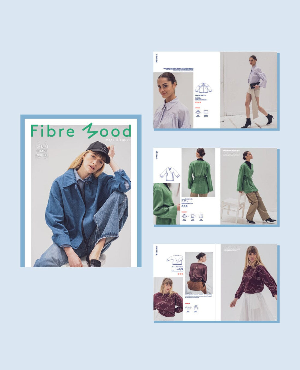Fibre Mood Magazin Ausgabe 37 – Schnittmuster & Nähinspiration Fibre Mood 