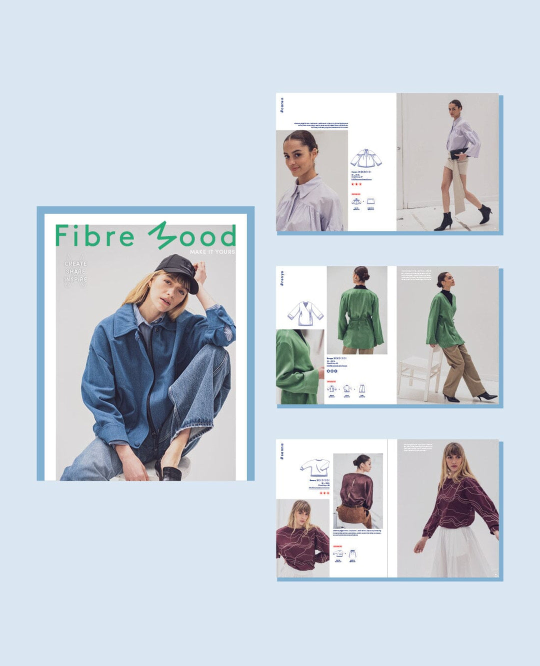 Fibre Mood Magazin Ausgabe 37 – Schnittmuster & Nähinspiration Fibre Mood 