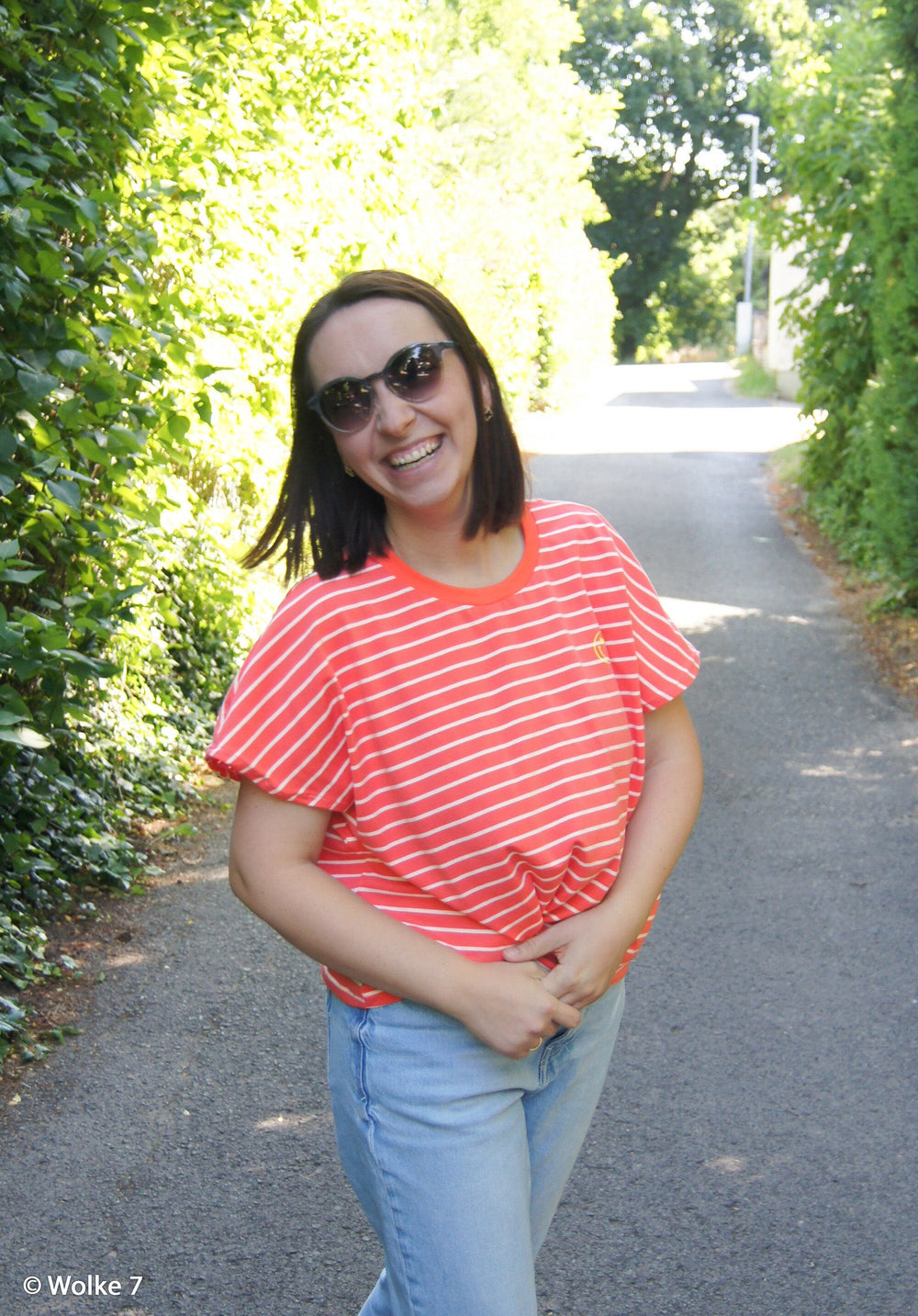 Jersey Streifen Apricot | Frühjahr Sommer 26 Fadenwunsch 