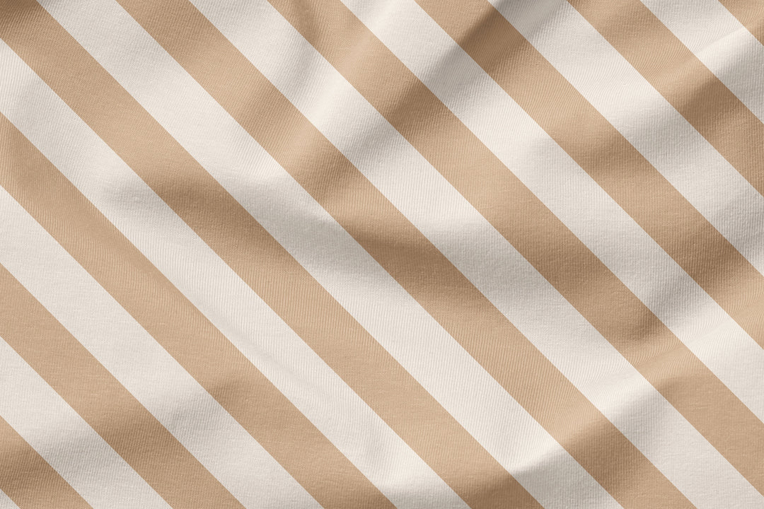 Vorbestellung | "Donut Love Kombi Streifen Beige Dunkelbeige" fadenwunsch 