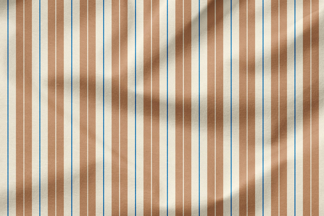 Vorbestellung | "Stripes Caramel Blue Cream" fadenwunsch 
