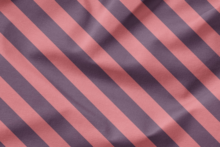 Vorbestellung | "Donut Love Kombi Streifen Lila Dusty Rose" fadenwunsch 