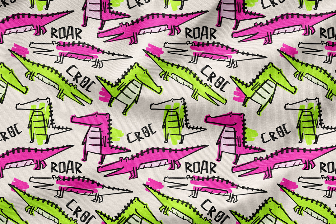 Vorbestellung | "Roar Croc Pink" fadenwunsch 