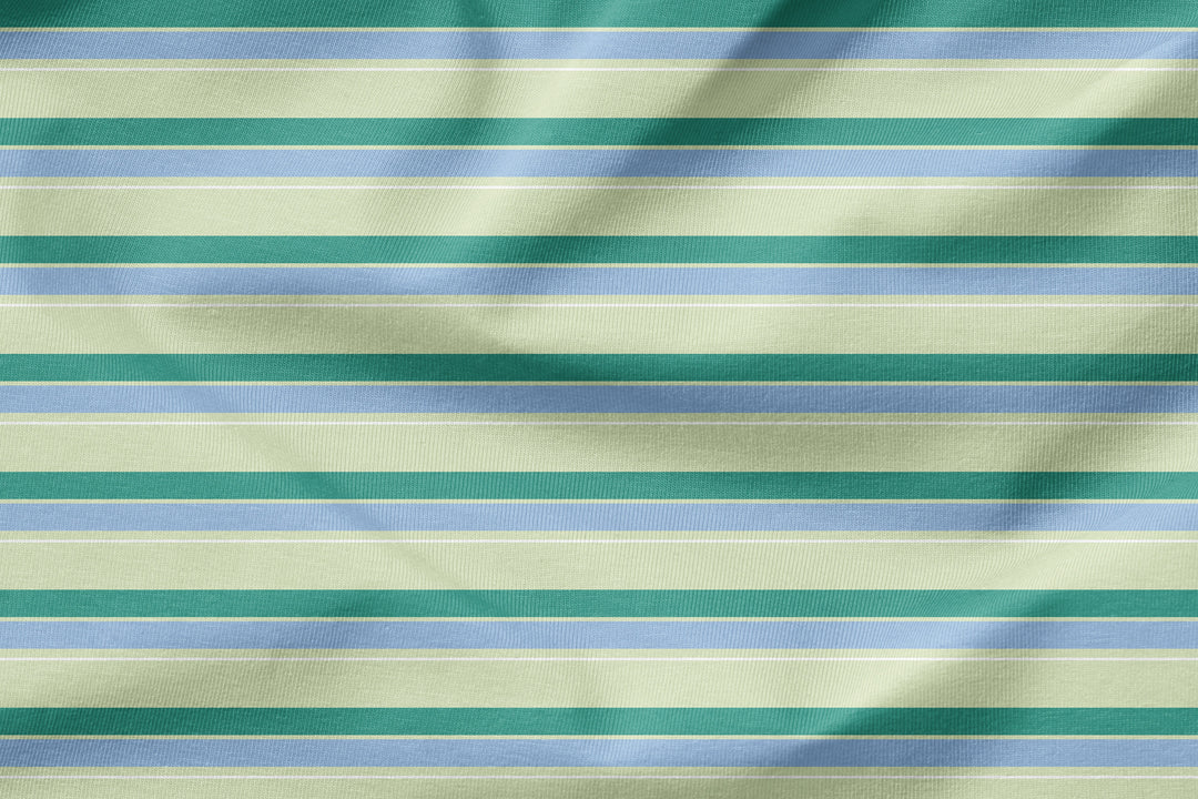 Vorbestellung | "Stripes Jade Blue Lime" fadenwunsch 