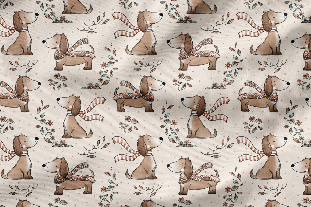 Vorbestellung | "Dackelherbst Beige" fadenwunsch 