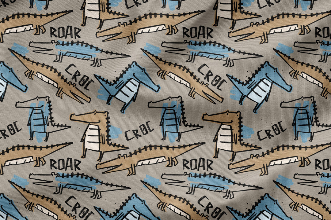 Vorbestellung | "Roar Croc Blau" fadenwunsch 