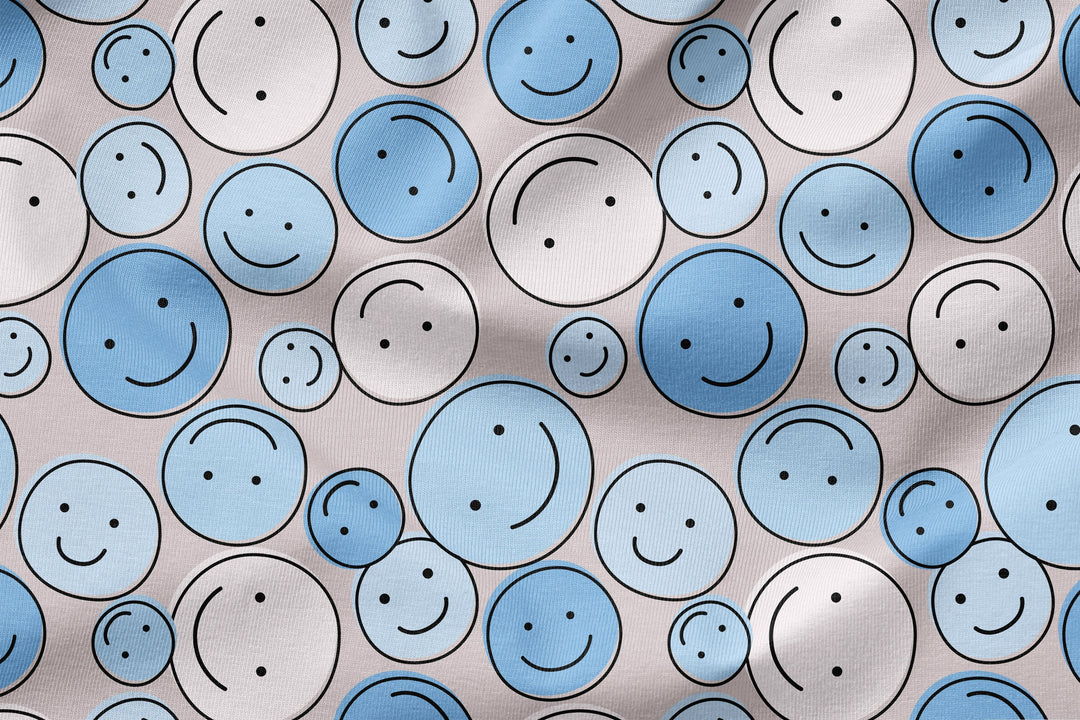 Vorbestellung | "Smiley Face Blau" fadenwunsch 