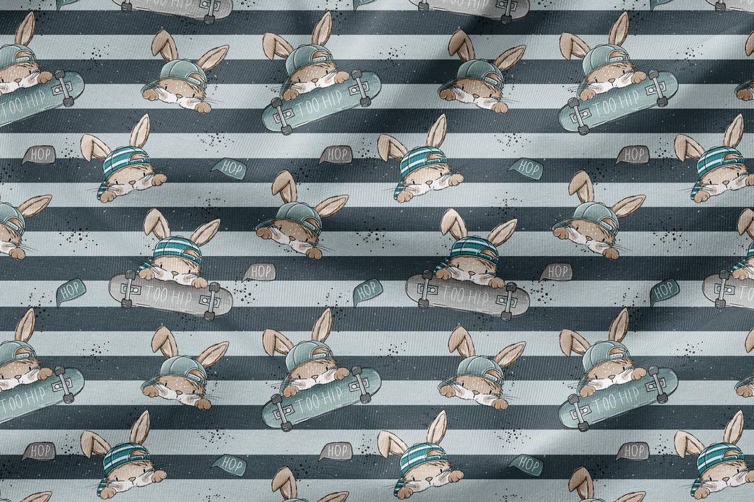 Vorbestellung | "Hasen Scratch Boy Stripes" fadenwunsch 