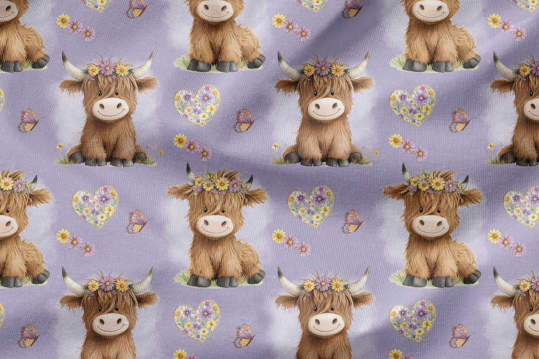 Vorbestellung | "Highland Cow" fadenwunsch 