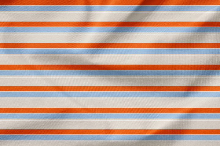 Vorbestellung | "Stripes Orange Blue Sand" fadenwunsch 