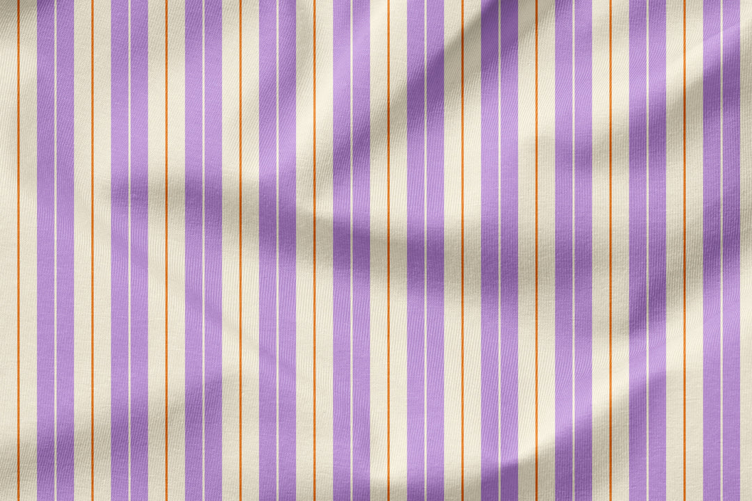 Vorbestellung | "Stripes Lilac Orange Cream" fadenwunsch 