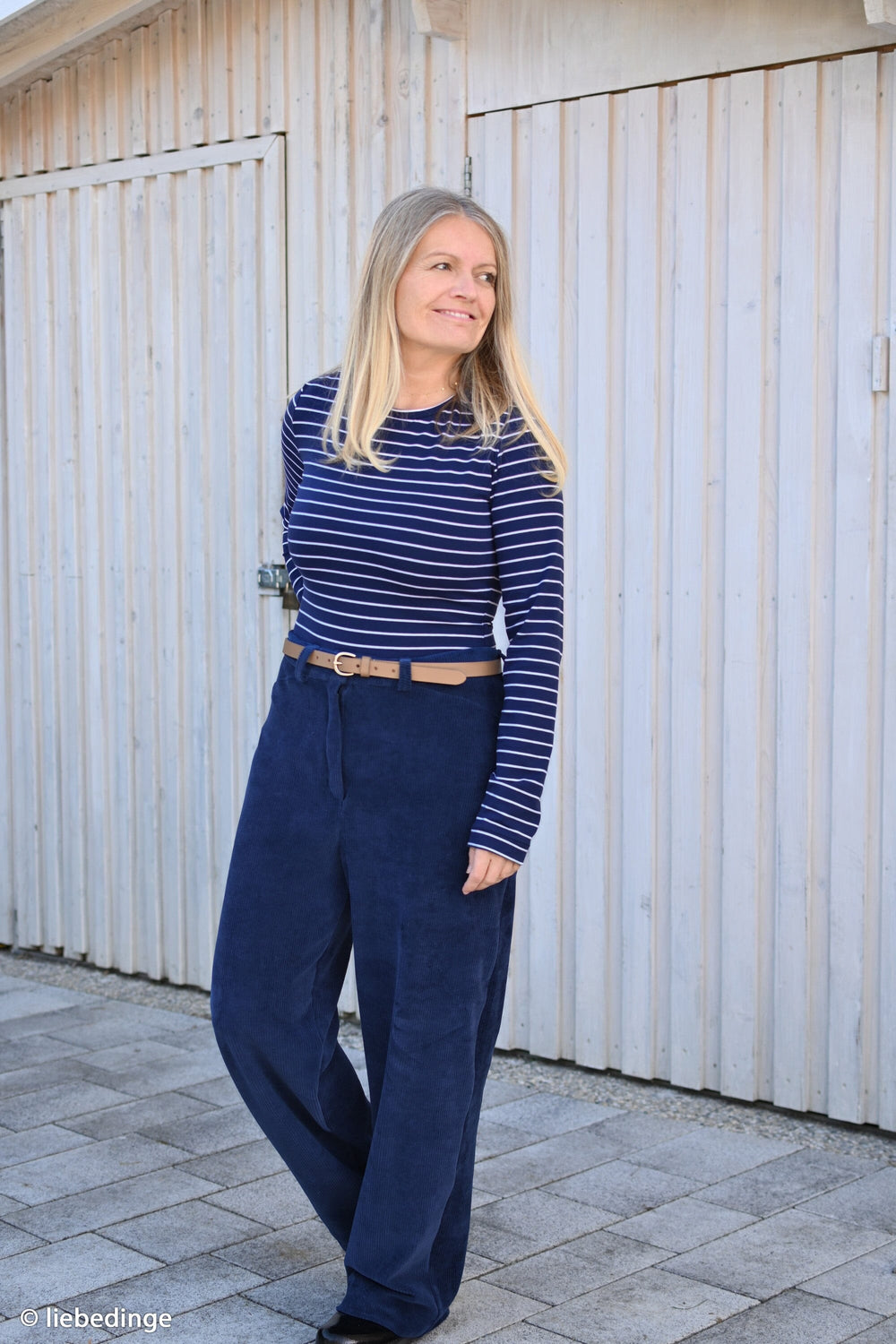 Jersey Streifen Blau-Weiß | Herbst Winter 25 Fadenwunsch 