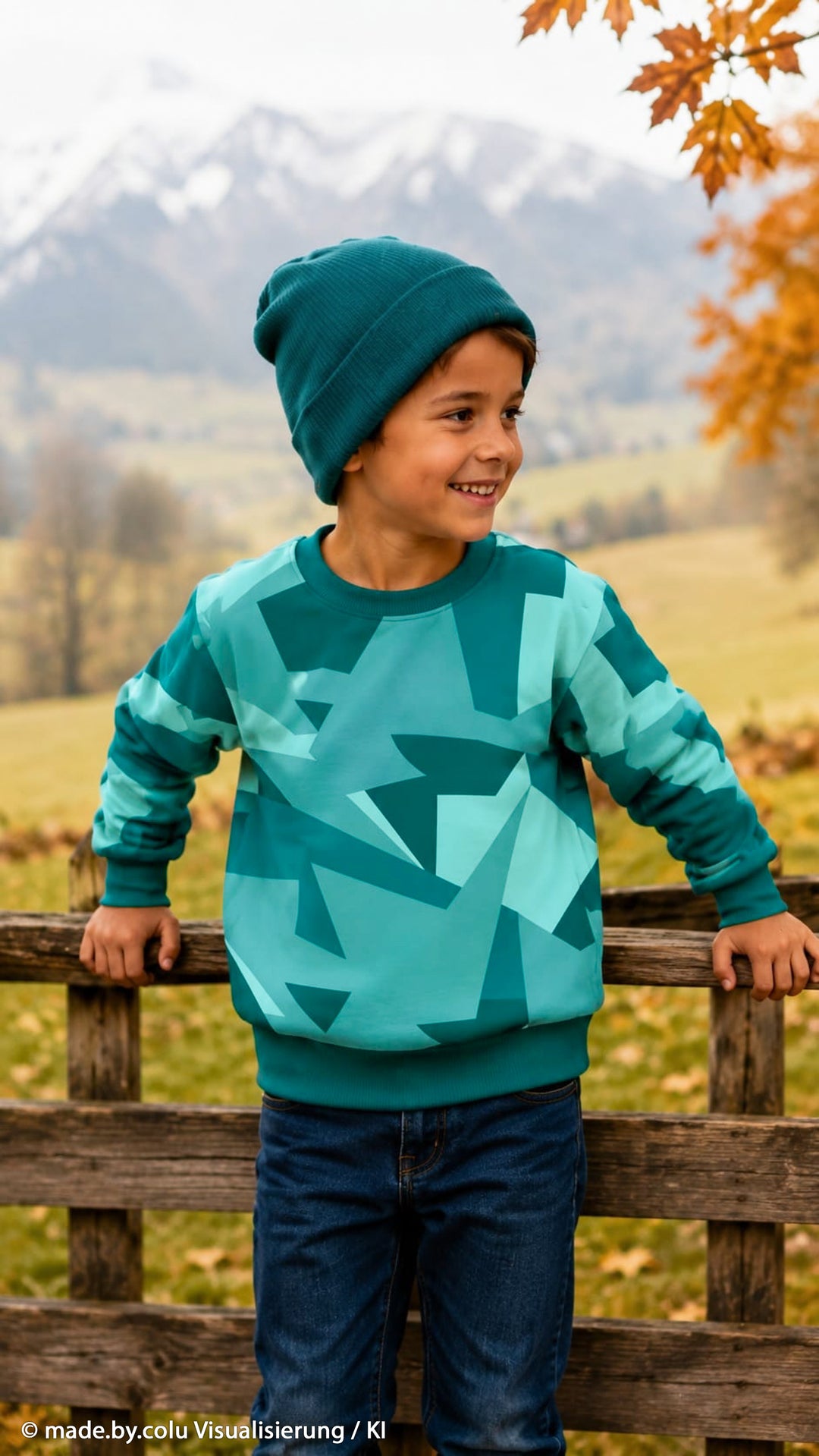 Wintersweat "Autumn Glow - Smaragd"
