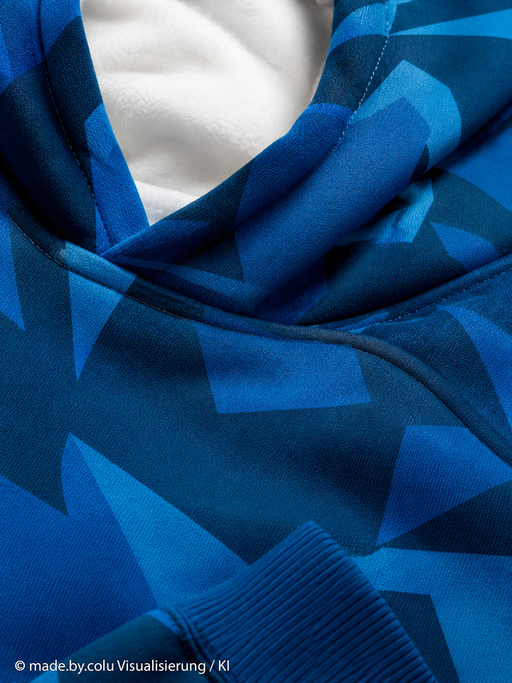 Wintersweat "Autumn Glow - Royalblau"
