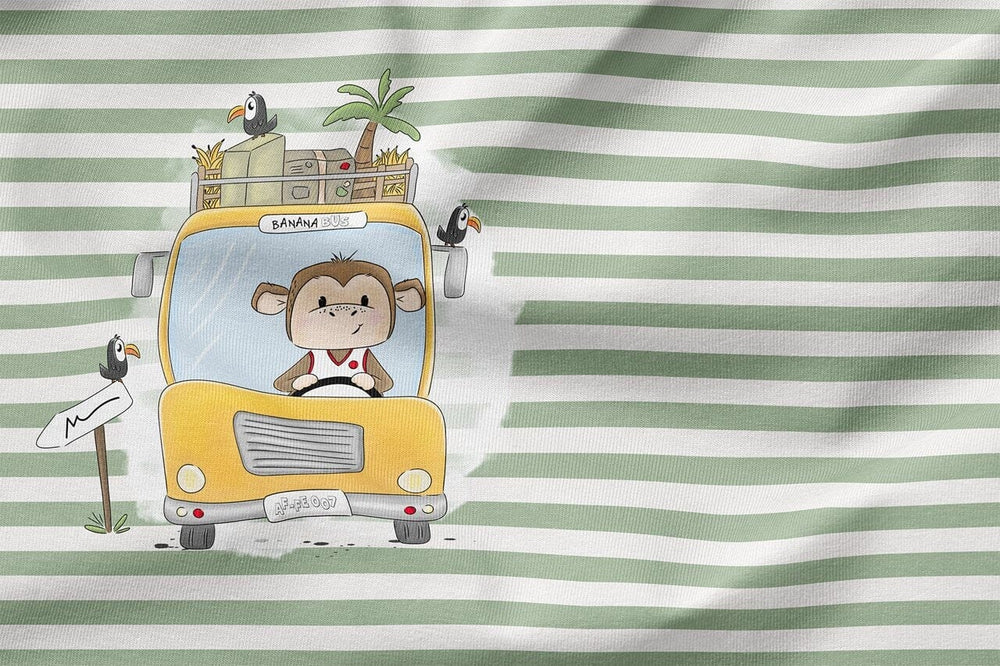 Vorbestellung | "Affe - Banana Bus - Panel" fadenwunsch 