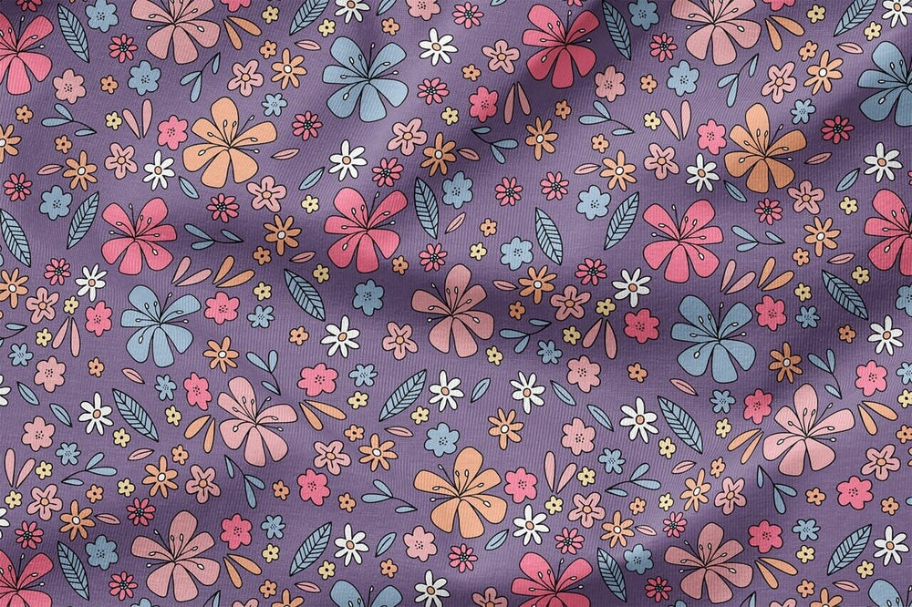 Vorbestellung | "Floral Time - lila" fadenwunsch 