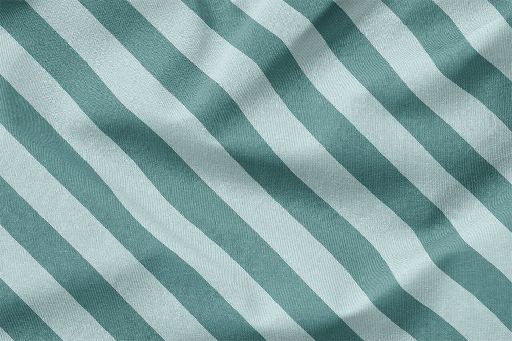 "Streifen Kombi - Strandtag Mint" | Badelycra & Sportlycra | UV 50+ fadenwunsch 