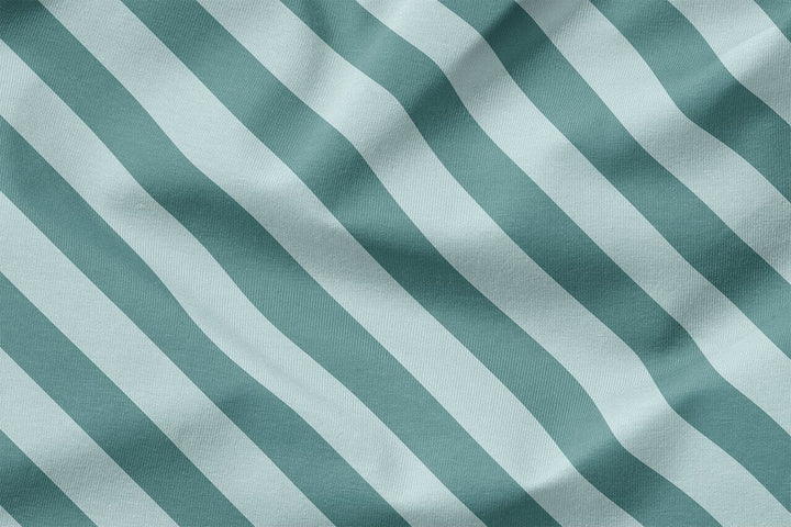 "Streifen Kombi - Strandtag Mint" | Badelycra & Sportlycra | UV 50+ fadenwunsch 