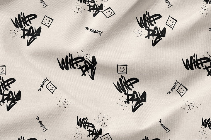 Vorbestellung | "Wild Day - Solo - Creme / Schwarz" fadenwunsch 
