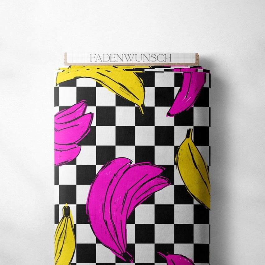 Jersey "Banana Scratch - Schachbrettmuster" fadenwunsch 
