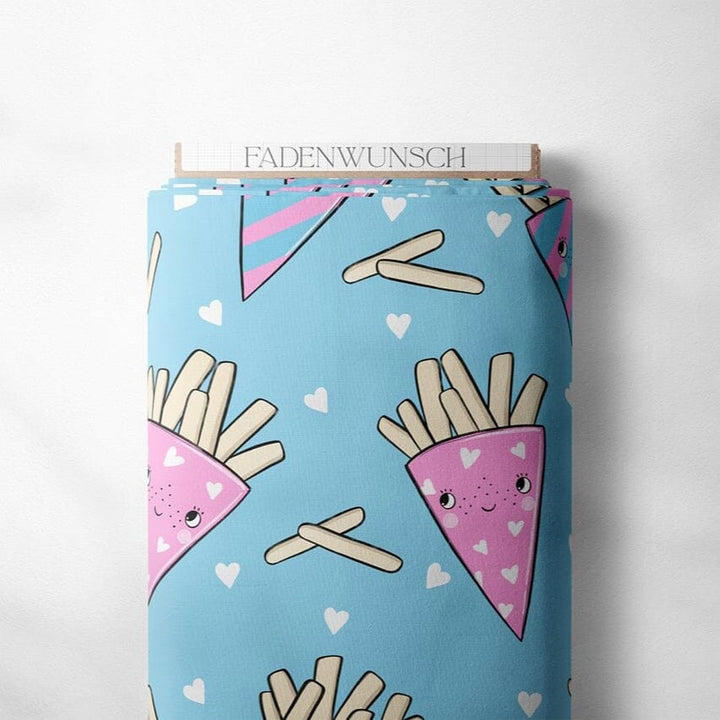 Jersey „Pommes Fritten - Pink" fadenwunsch 
