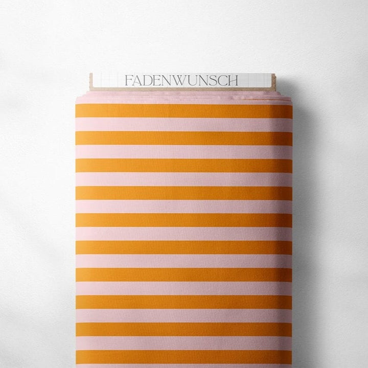 "Ringel - Rosa / Orange" | Halloween Stoffe 2025 fadenwunsch 