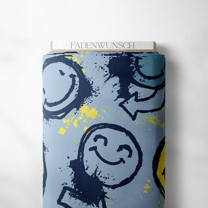 „Smile Scratch - Electric Blue" fadenwunsch 