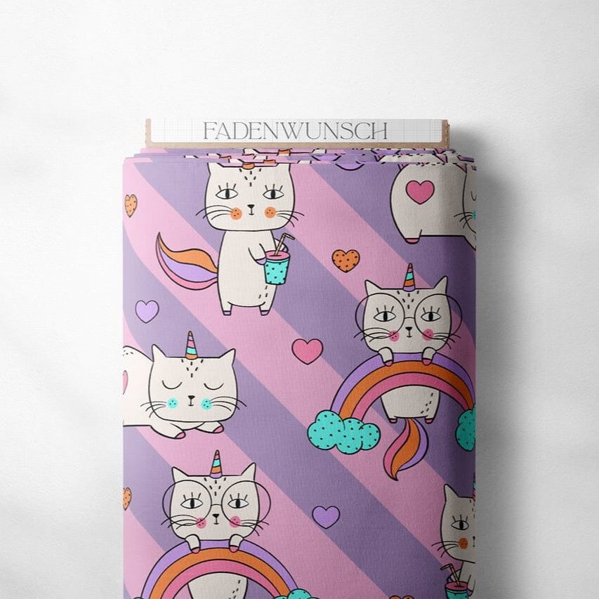 "Unicorn Kitty - Streifen" fadenwunsch 