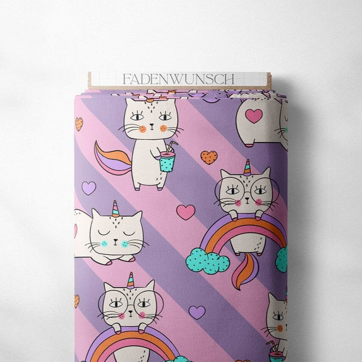 "Unicorn Kitty - Streifen" fadenwunsch 