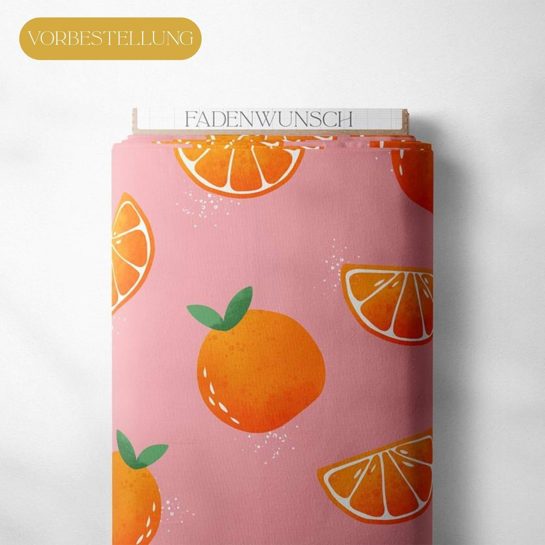 Vorbestellung | „Fruchtverliebt - Orangenglück Rosa Plus" fadenwunsch 