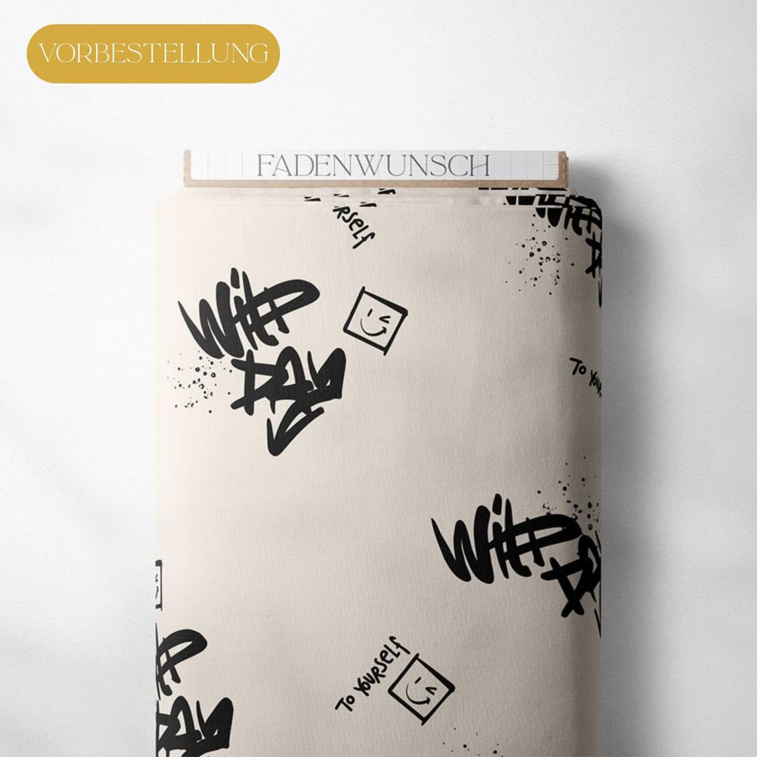 Vorbestellung | "Wild Day - Solo - Creme / Schwarz" fadenwunsch 