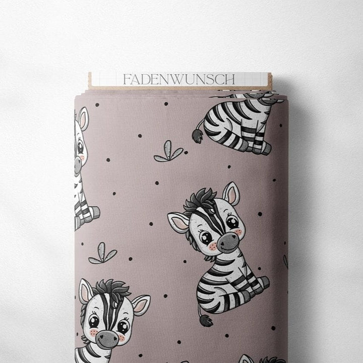 Jersey "Zebra Zib - Altrosa hell" fadenwunsch 